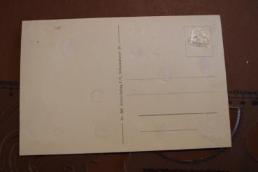 Preview: Postcard Wilhelmshaven station Hitler Raeder Dönitz on platform 1940